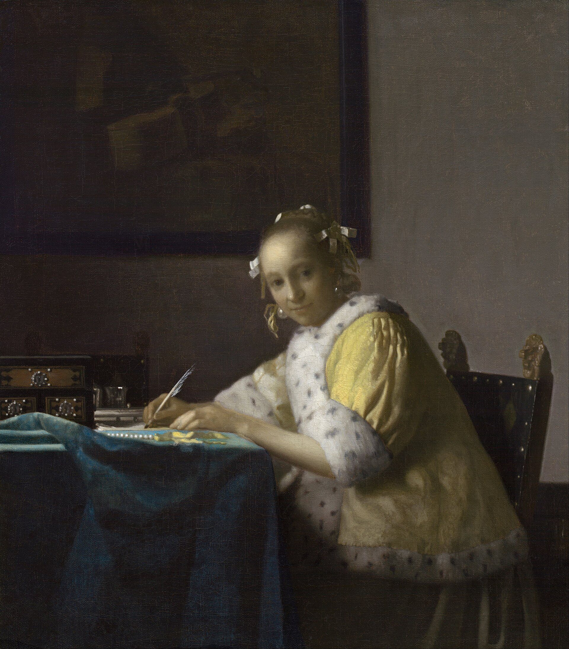 Vermeer, A Lady Writing